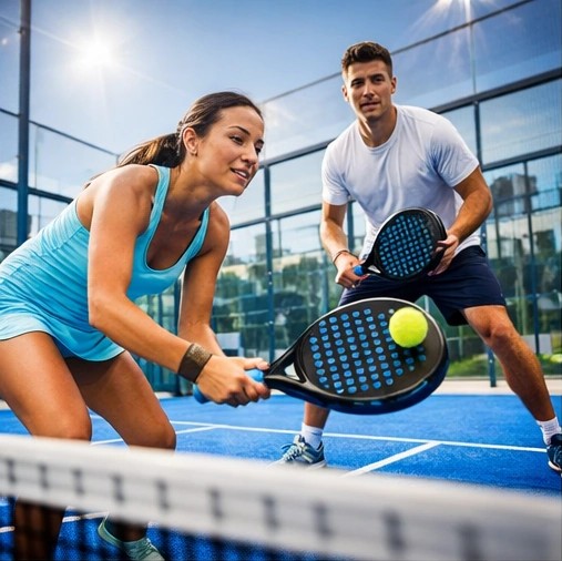 Venez jouer entres amis ou en famille au padel outdoor AU FIVE à Saint-Raphaël
